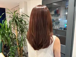 セミロング り おのヘアスタイル