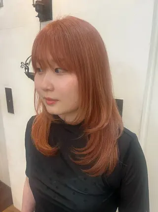 カラー 東茉央/ブリーチ リタッチ🧸銀座のヘアスタイル