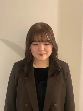 セミロング 佐々木 愛里のヘアスタイル