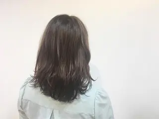 セミロング カラー 横浜ブリーチムラ直し ハイトーン/ブリーチのヘアスタイル