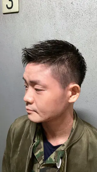 ショート 祐川 寛太のヘアスタイル