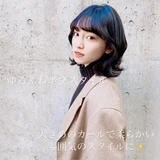 ミディアム カラー 艶髪と透明感を ‼️/若林のヘアスタイル