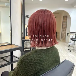 ショート カラー ゆさこのか ダブルカラー／縮毛のヘアスタイル