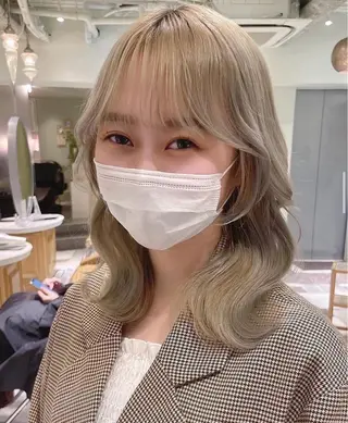 ミディアム 古川 幸輝のヘアスタイル