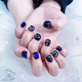 ネイル パーツ全部¥110 サロンミミのネイルデザイン