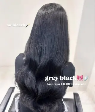 ロング カラー yuuka 🖤韓国ヘア🖤のヘアスタイル