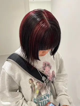 ショート カラー ヘアアレンジ iena渋谷 /ゆーこのマツエク・マツパデザイン
