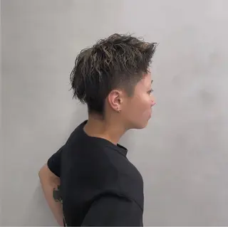 パーマ 道場 聡夏のヘアスタイル