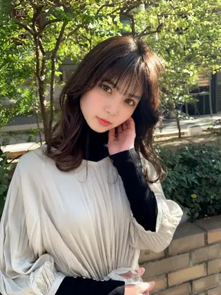 セミロング ♡大人カワイイ hair♡徳井はやとのヘアスタイル