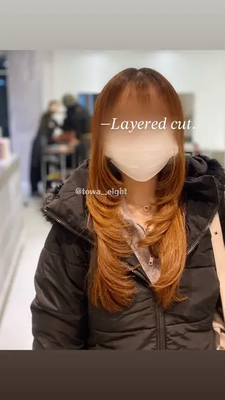 セミロング towa / EIGHTのヘアスタイル