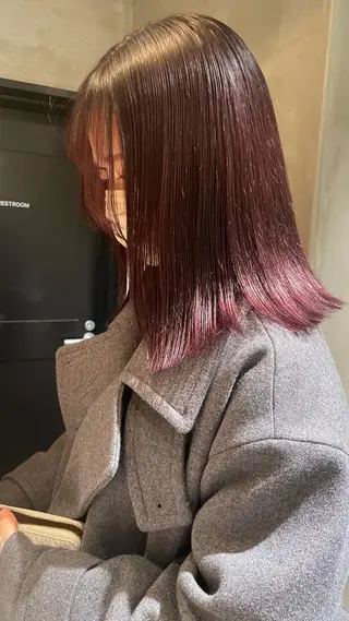 ミディアム カラー 大人girly🛋️ 🤍yukakoのヘアスタイル