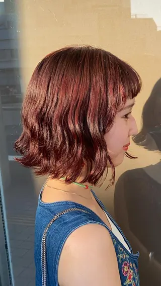 ミディアム 🍏すがの みき🍏のヘアスタイル