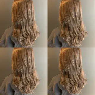 セミロング カラー ✨縮毛矯正✖︎顔周り レイヤー✨ナカムラのヘアスタイル