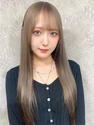 ロング カラー ダブルカラー特化💍 tiam💍韓国ヘアのヘアスタイル