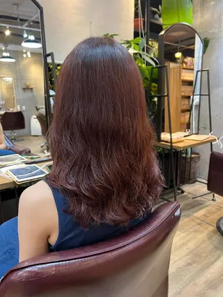 セミロング パーマ 高橋 竜也のヘアスタイル