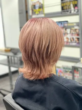 ミディアム 平田 広大のヘアスタイル