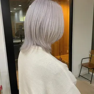 カラー ブリーチカラー よねだまことのヘアスタイル