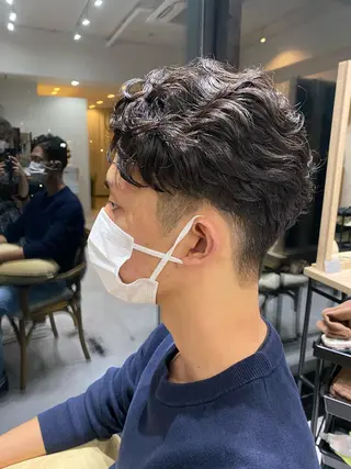 パーマ メンズ 似合う髪型が 分からない方へのヘアスタイル