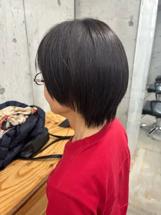 ショート カラー ✨透明感艶カラー ✨💍Yuri💍のヘアスタイル