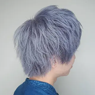 メンズ カラー パーマ ヘアアレンジ ブリーチ/ヘアケア/ 艶髪/イギチハルのヘアスタイル