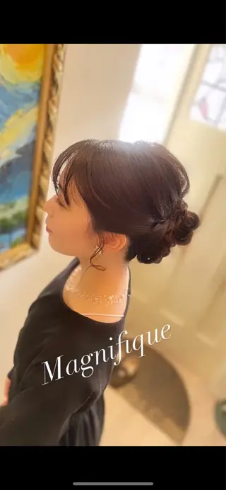 ヘアアレンジ Magnifique MAIのマツエク・マツパデザイン
