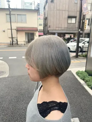ショート 大宮レイヤーカット× 透明感カラー　rioのヘアスタイル