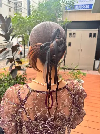 ヘアアレンジ 🫧🧸カラーヘアメ 🫧MIO🧸🫧のヘアスタイル