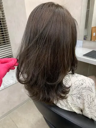 セミロング 【美容室が苦手な方 専問美容室】MIHOのヘアスタイル