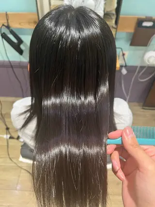 ロング ショート/ボブ/透明 感カラー/高橋あみのヘアスタイル