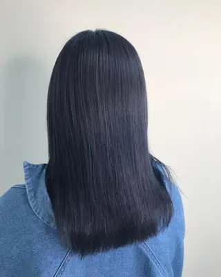 セミロング カラー 原田 聖也のヘアスタイル