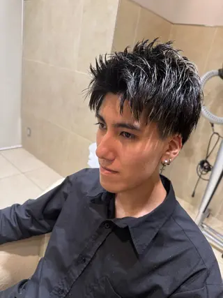 メンズ 若生 神のヘアスタイル