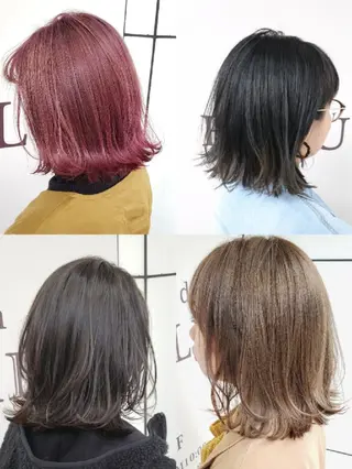ミディアム カラー 変身企画実施✨️ ショート専門 宮ヶ迫のヘアスタイル