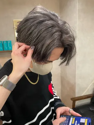 カラー メンズ RIENS aura / ayu ♡のヘアスタイル
