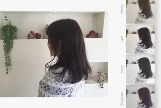 セミロング カラー ITO YUKIのヘアスタイル