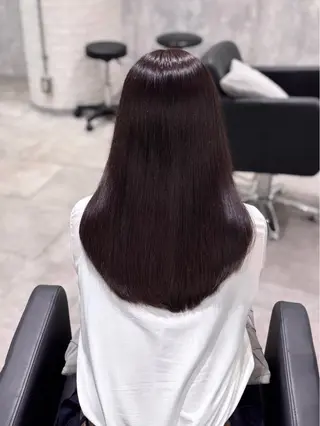 セミロング カラー 詩乃🎀ピンク 暖色系🫧レイヤーのヘアスタイル