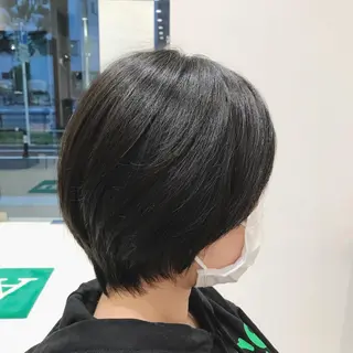 ショート Ash宮前平/パーマ /縮毛矯正/鈴木和也のヘアスタイル