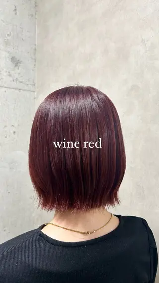ショート カラー Rin♡透明感ピンク 🎀白肌ラベンダーのヘアスタイル