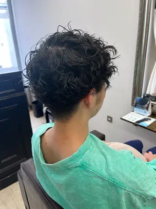 ショート パーマ メンズ 産休の為お休みです! 小島凜のヘアスタイル