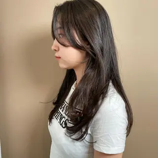 ロング 韓国レイヤー suzuのヘアスタイル