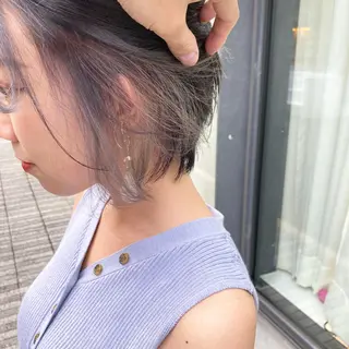 ショート カラー ヘアアレンジ Zina渋谷エリア マネージャShionのヘアスタイル