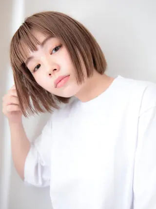 ショート カラー レイヤーカット✂️ 横浜No1♡下鳥翔子のヘアスタイル