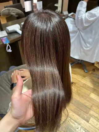 ミディアム カラー 赤み消しカラー 🩵かりんのヘアスタイル