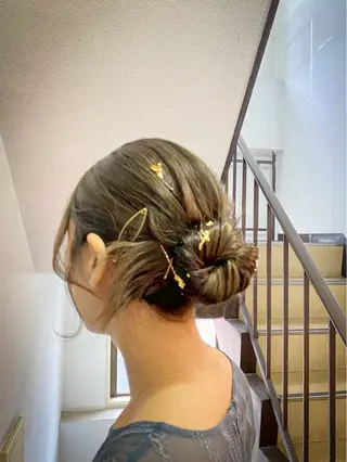 ヘアアレンジ hair make もりした ゆうのヘアスタイル