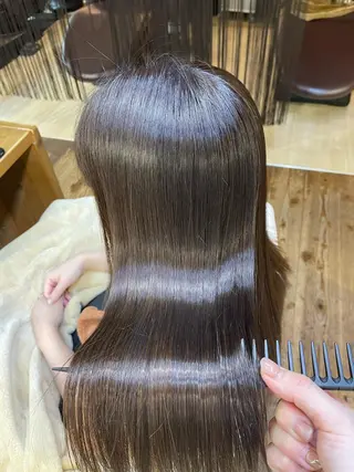 セミロング 山木 裕子のヘアスタイル