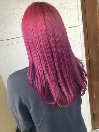 ロング カラー レイヤーカット匠 イソザキノリユキのヘアスタイル