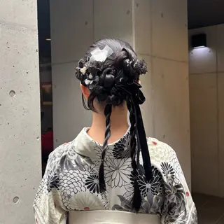 ロング ヘアアレンジ 〖❁ちひろ| LEONID❁〗のヘアスタイル