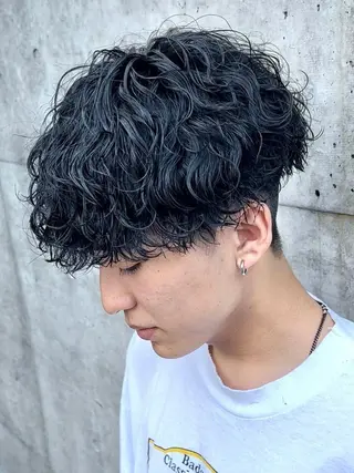 ショート パーマ メンズ SENTA✨メンズ パーマ✨fifth栄のヘアスタイル