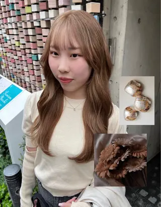 ロング 【美ボブ.艶カラー. 梅田茶屋町】midoのヘアスタイル