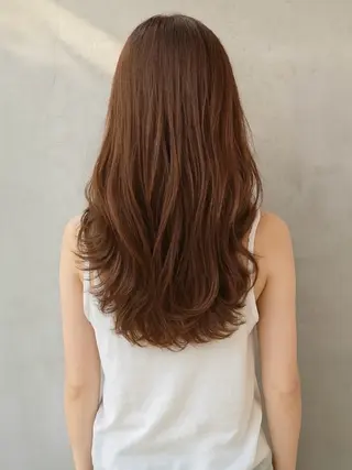 ロング カラー 【nui 茨木】 清水優のヘアスタイル