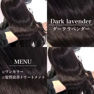 セミロング カラー 表参道♡暗髪♡ 艶カラー♡アユミのヘアスタイル